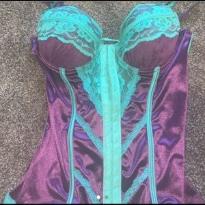 Purple corset